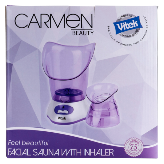 Carmen Facial Sauna with Inhaler -Steam Therapy for Skincare & Sinus Relief