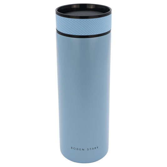 Boden Stark 650ml Travel Flask - Pastel Blue