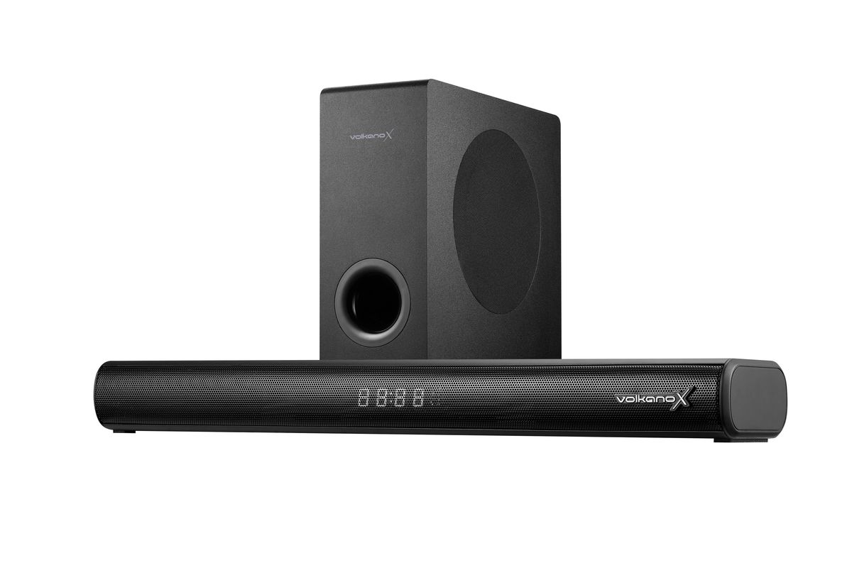 VolkanoX 2.1 Bluetooth Soundbar System with wired subwoofer, Empire Series