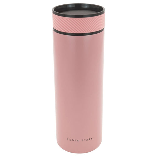 Boden Stark 650ml Travel Flask - Pastel Pink