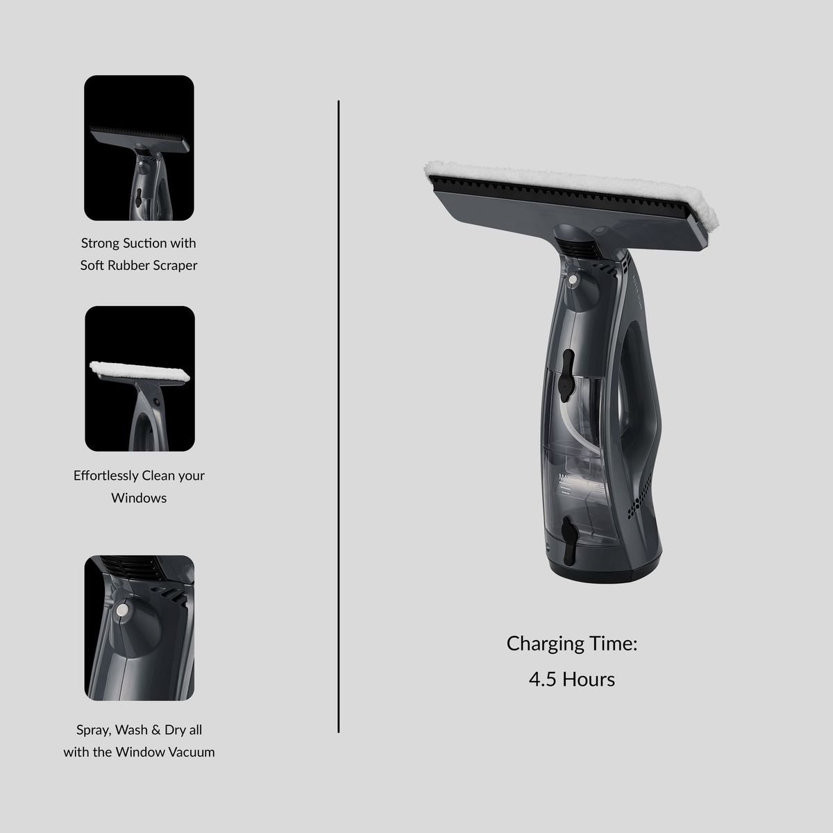 Boden Stark 3 in 1 Premium Power Window Cleaner