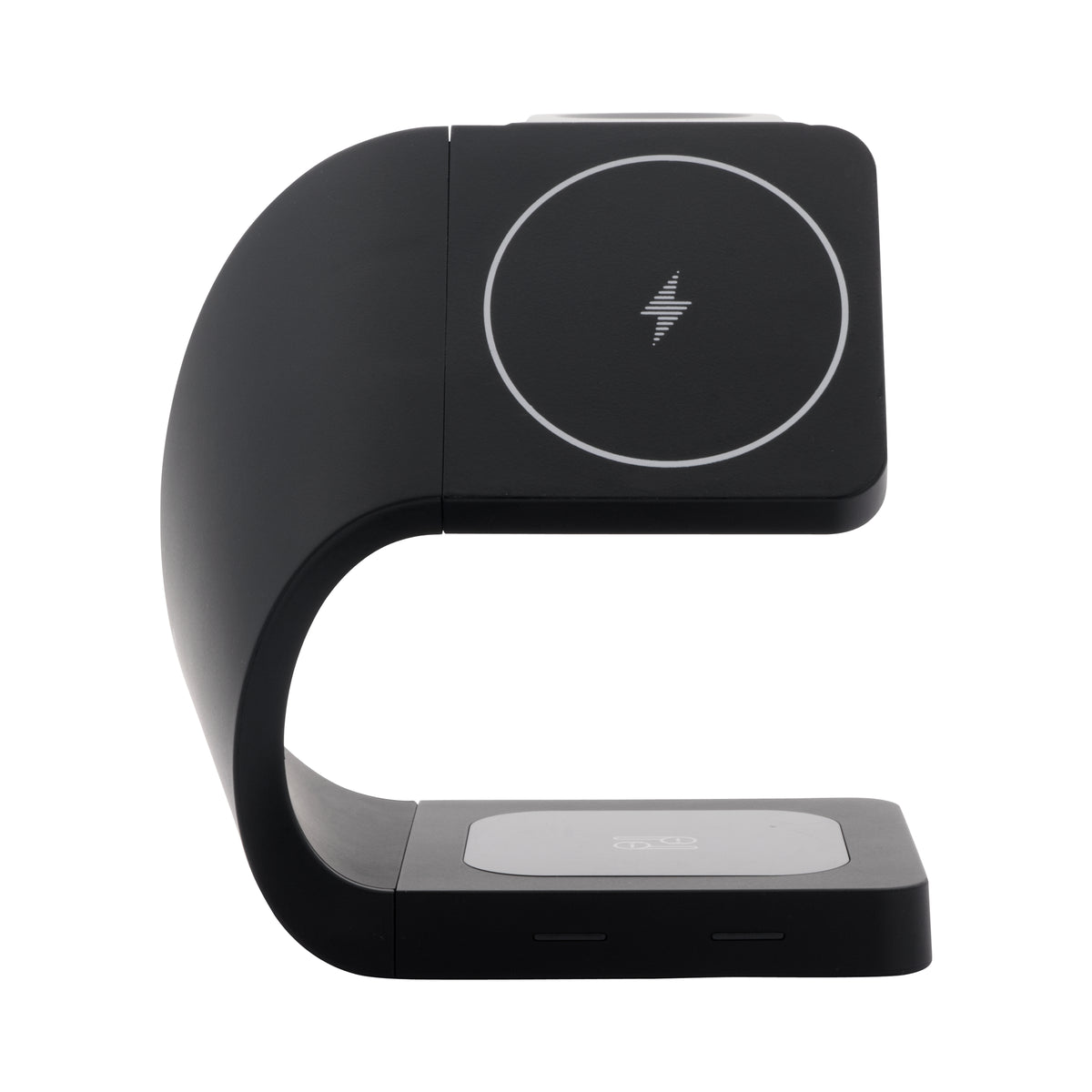 Volkano Gravity 3-in-1 Wireless 15W Charger - Fast Charging Dock, Black