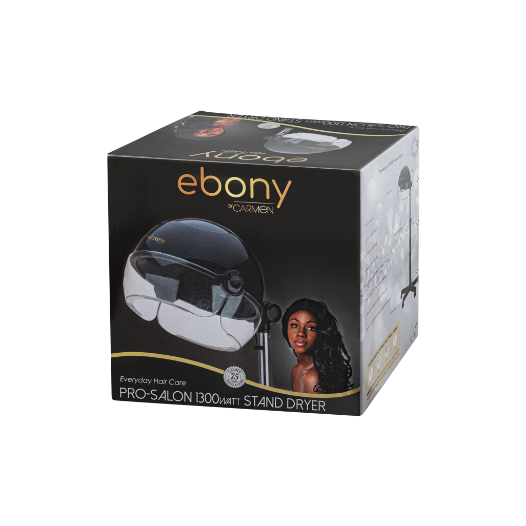 Carmen Ebony 1300W Adustable Height Professional Salon Stand Hair Dryer