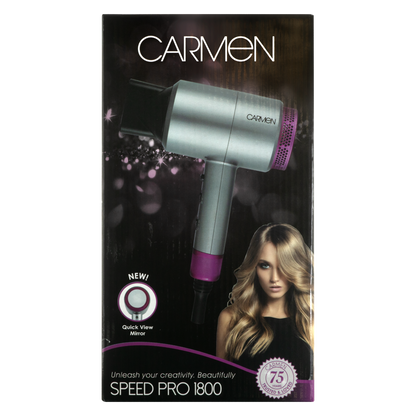 Carmen Speed Pro 1800W Hair Dryer with Mirror View