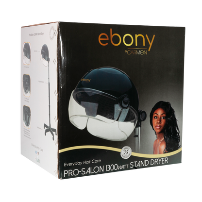 Carmen Ebony 1300W Adustable Height Professional Salon Stand Hair Dryer