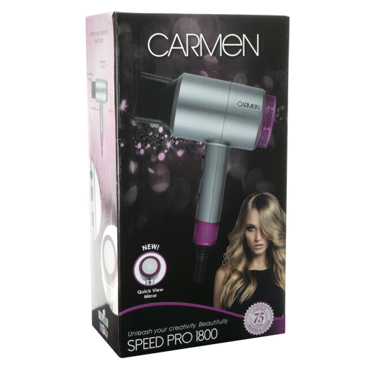 Carmen Speed Pro 1800W Hair Dryer with Mirror View