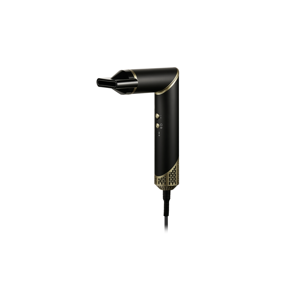 Carmen Ebony 5-in-1 Hot Air Brush Black Gold