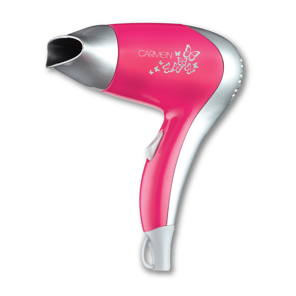 Carmen Compact 1200W Hair Dryer Pink
