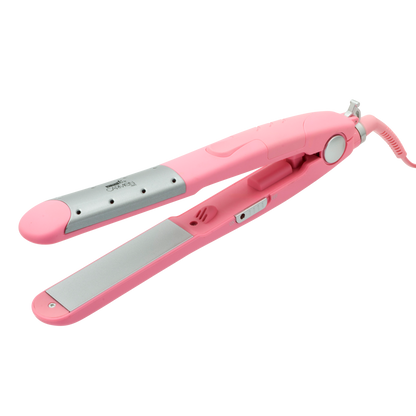 Carmen Ceramic Straightener Wet n Dry- Pink, Salon-Quality Hair at Home
