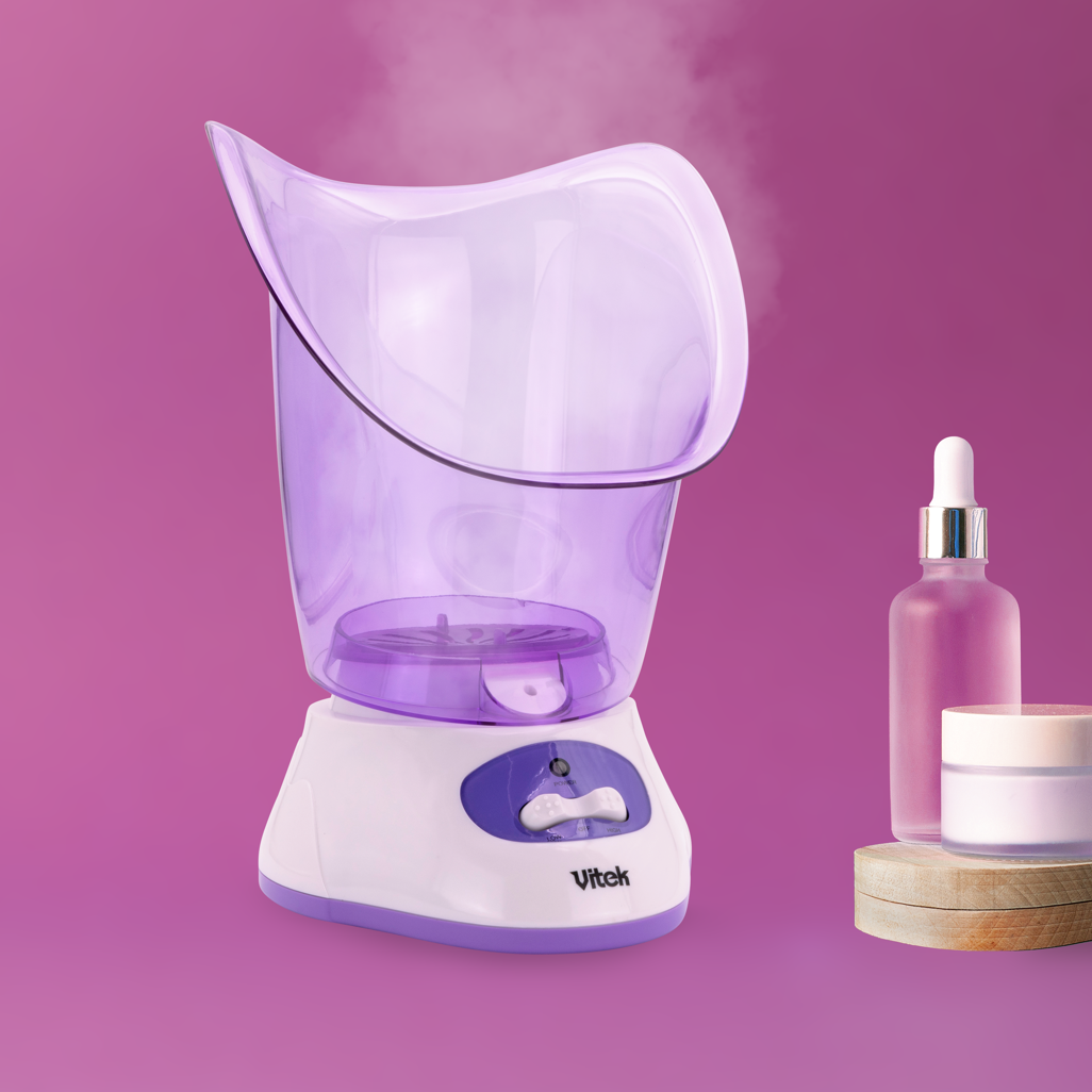 Carmen Facial Sauna with Inhaler -Steam Therapy for Skincare & Sinus Relief