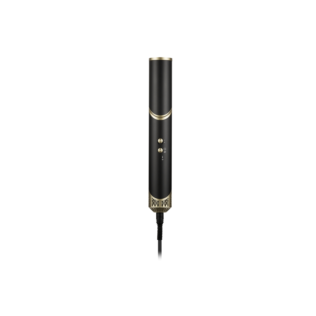 Carmen Ebony 5-in-1 Hot Air Brush Black Gold