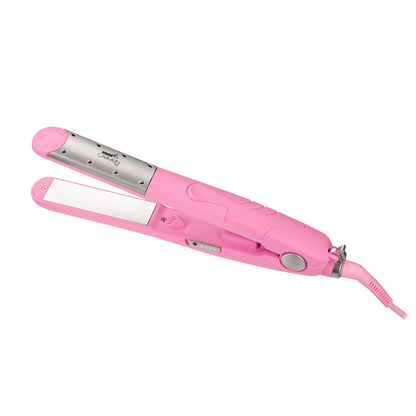Carmen Ceramic Straightener Wet n Dry- Pink, Salon-Quality Hair at Home