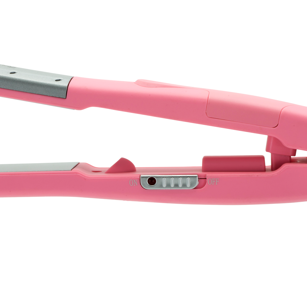 Carmen Ceramic Straightener Wet n Dry- Pink, Salon-Quality Hair at Home