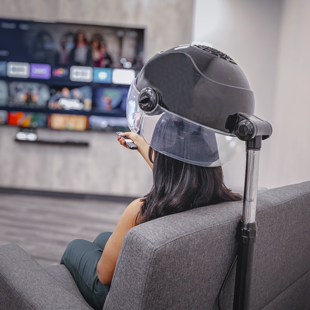 Carmen Ebony 1300W Adustable Height Professional Salon Stand Hair Dryer