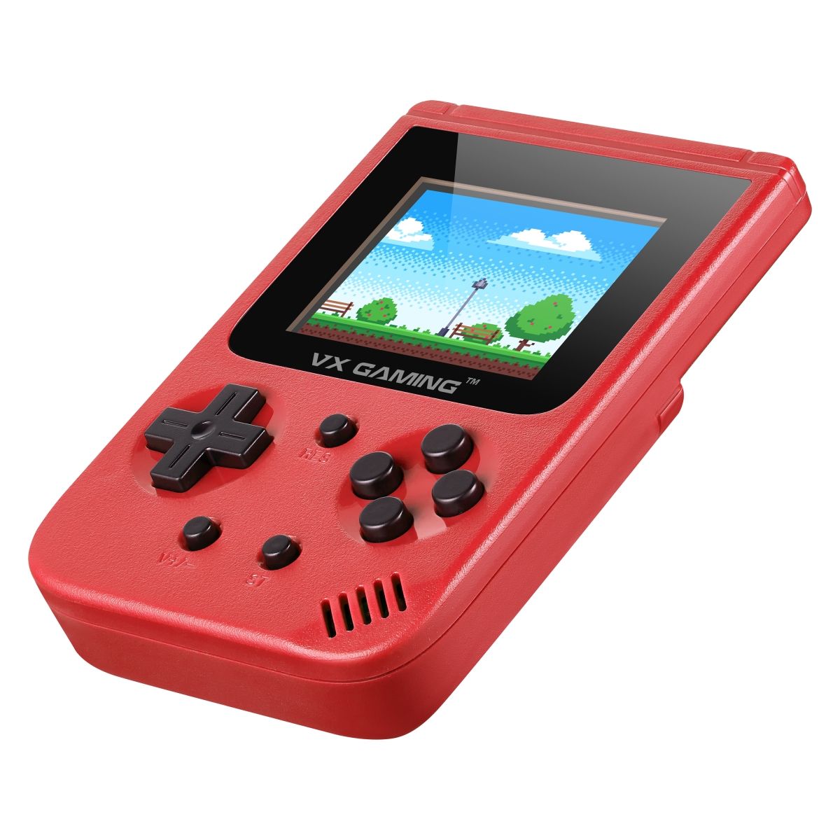 VX Gaming Retro 2.0 Handheld Gaming Machine With 500 Preloaded Games - Red