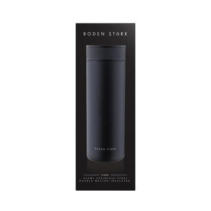Boden Stark 650ml Travel Flask Black
