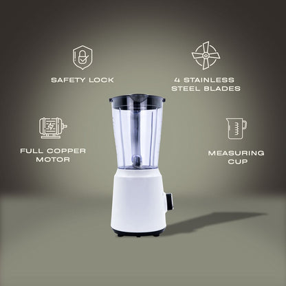 Elektra Plastic 1.5 L Multiple Speeds Jug Blender