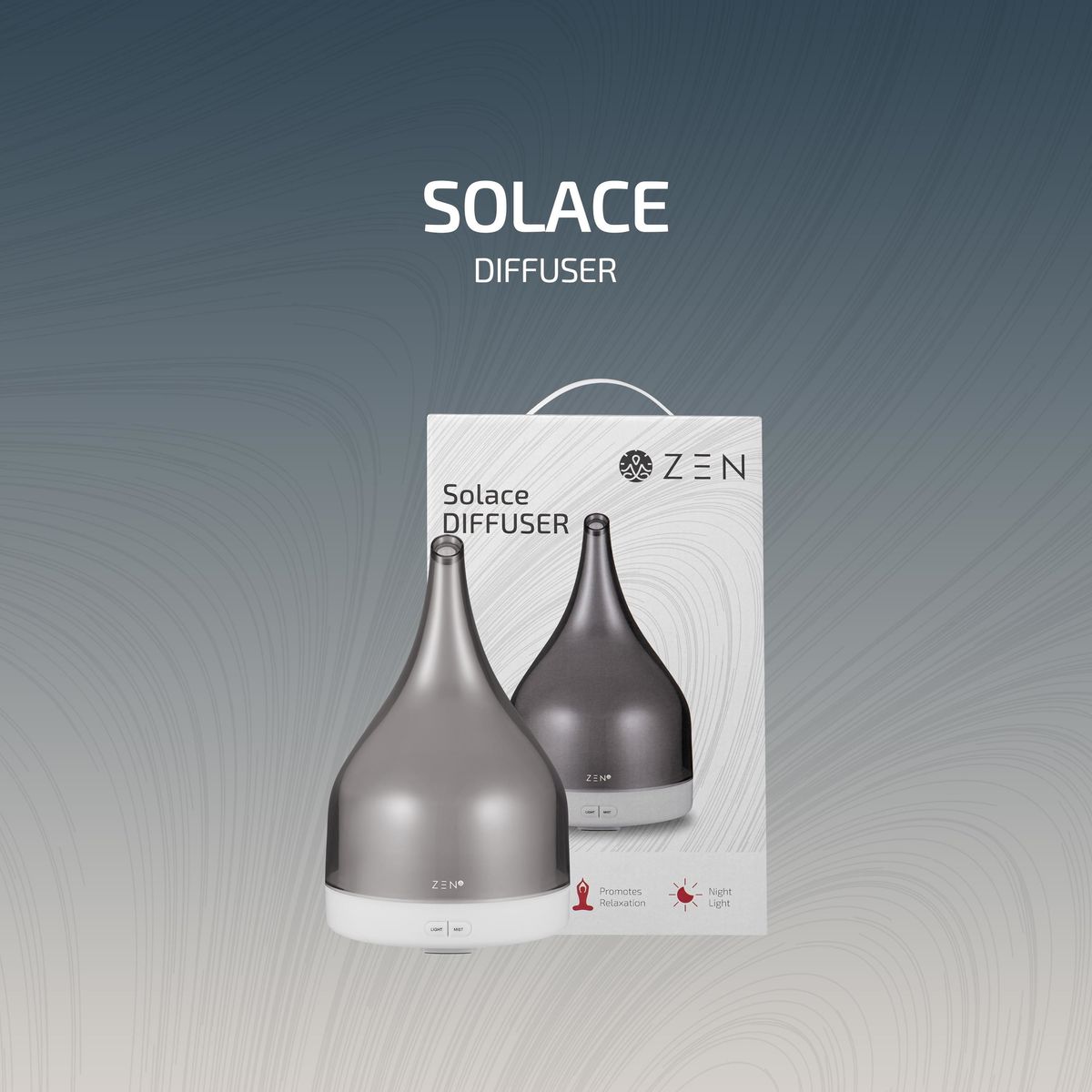 Zen Solace Diffuser - Grey