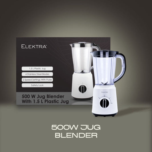 Elektra Plastic 1.5 L Multiple Speeds Jug Blender