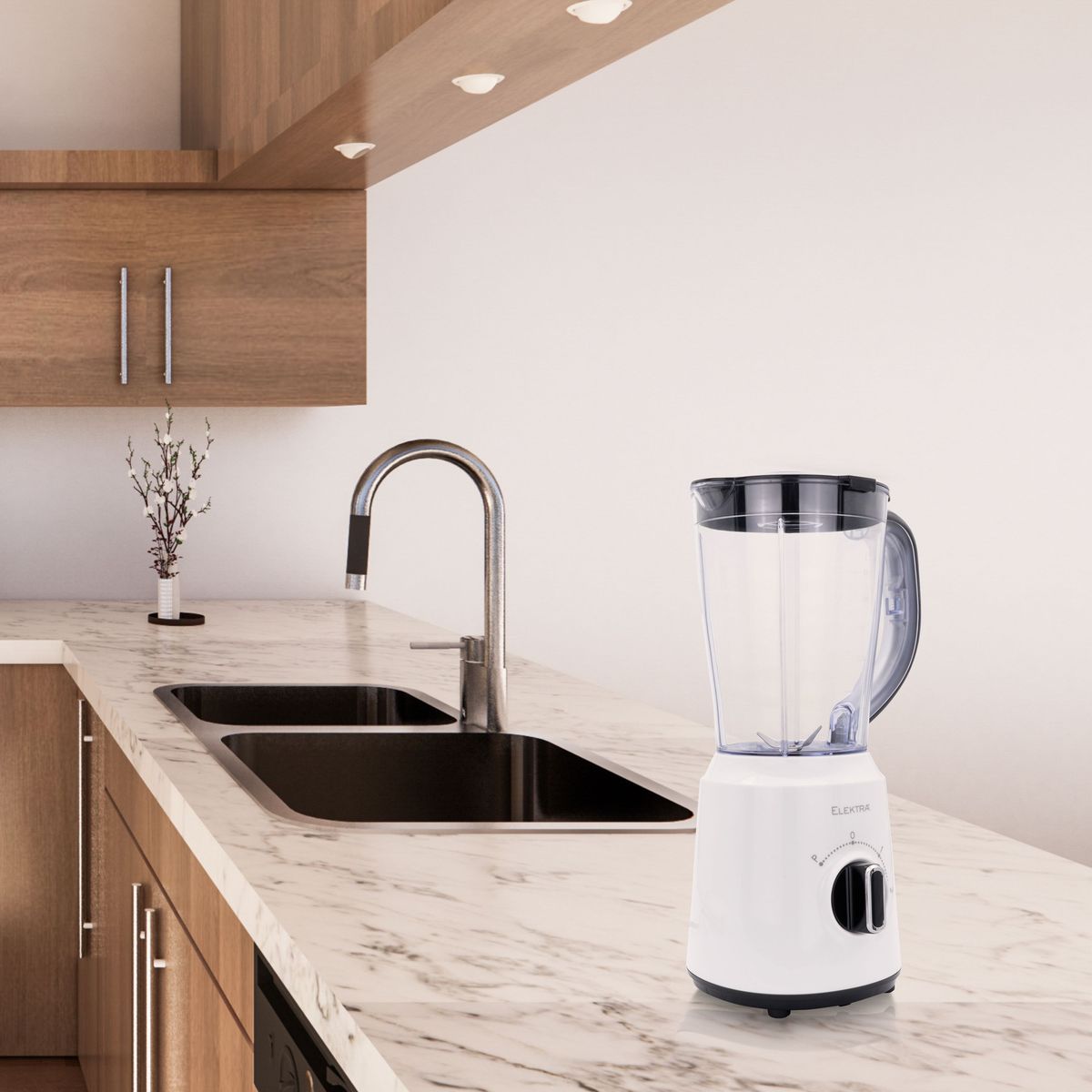 Elektra Plastic 1.5 L Multiple Speeds Jug Blender