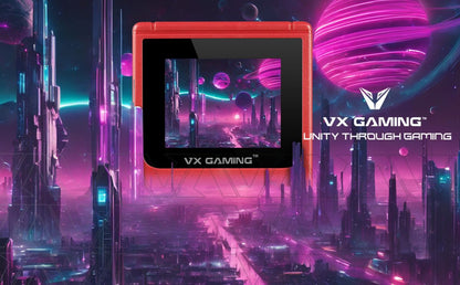 VX Gaming Retro 2.0 Handheld Gaming Machine With 500 Preloaded Games - Red