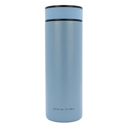 Boden Stark 650ml Travel Flask - Pastel Blue