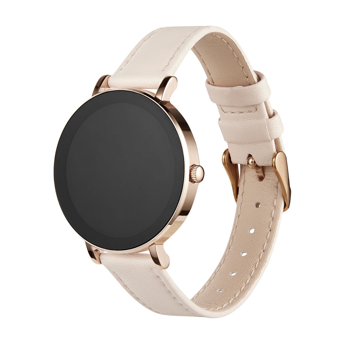Volkano Aurora Series Ladies Smart Watch with Additional Silicone Strap - Gold