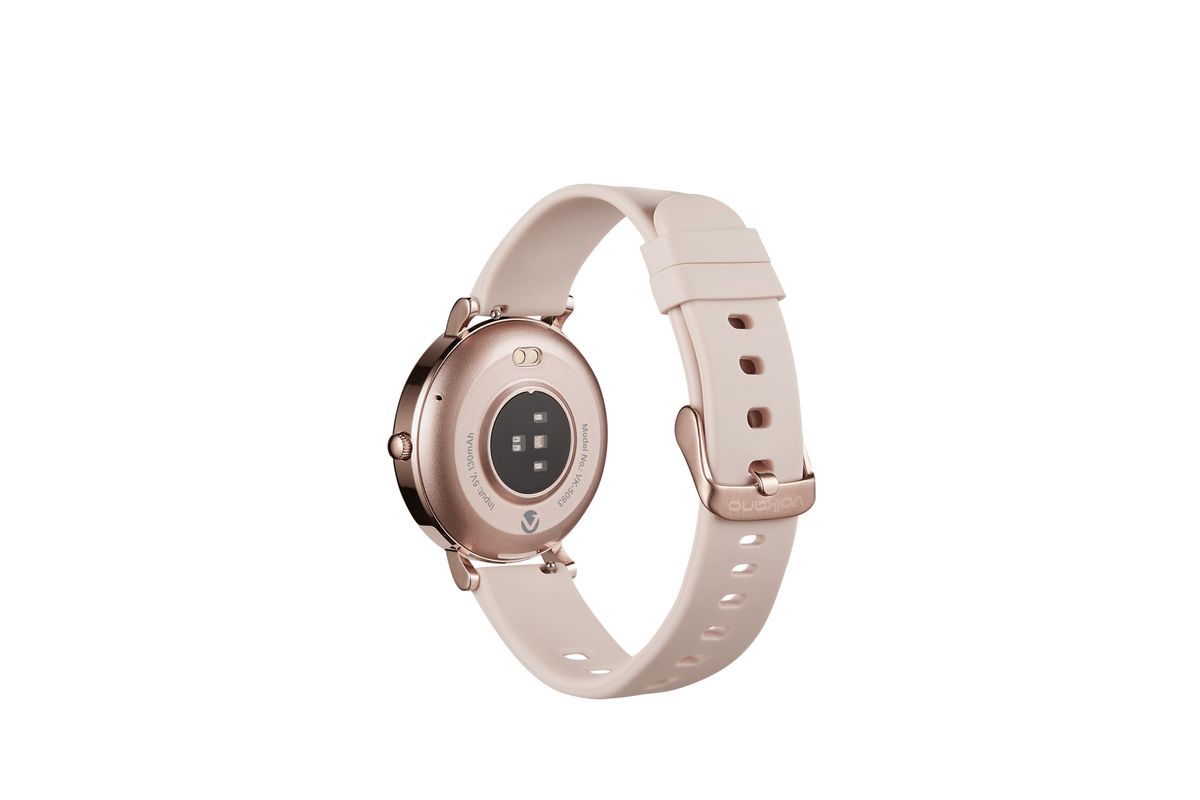 Volkano Aurora Series Ladies Smart Watch with Additional Silicone Strap - Gold