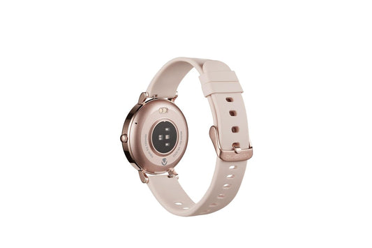 Volkano Aurora Series Ladies Smart Watch with Additional Silicone Strap - Gold