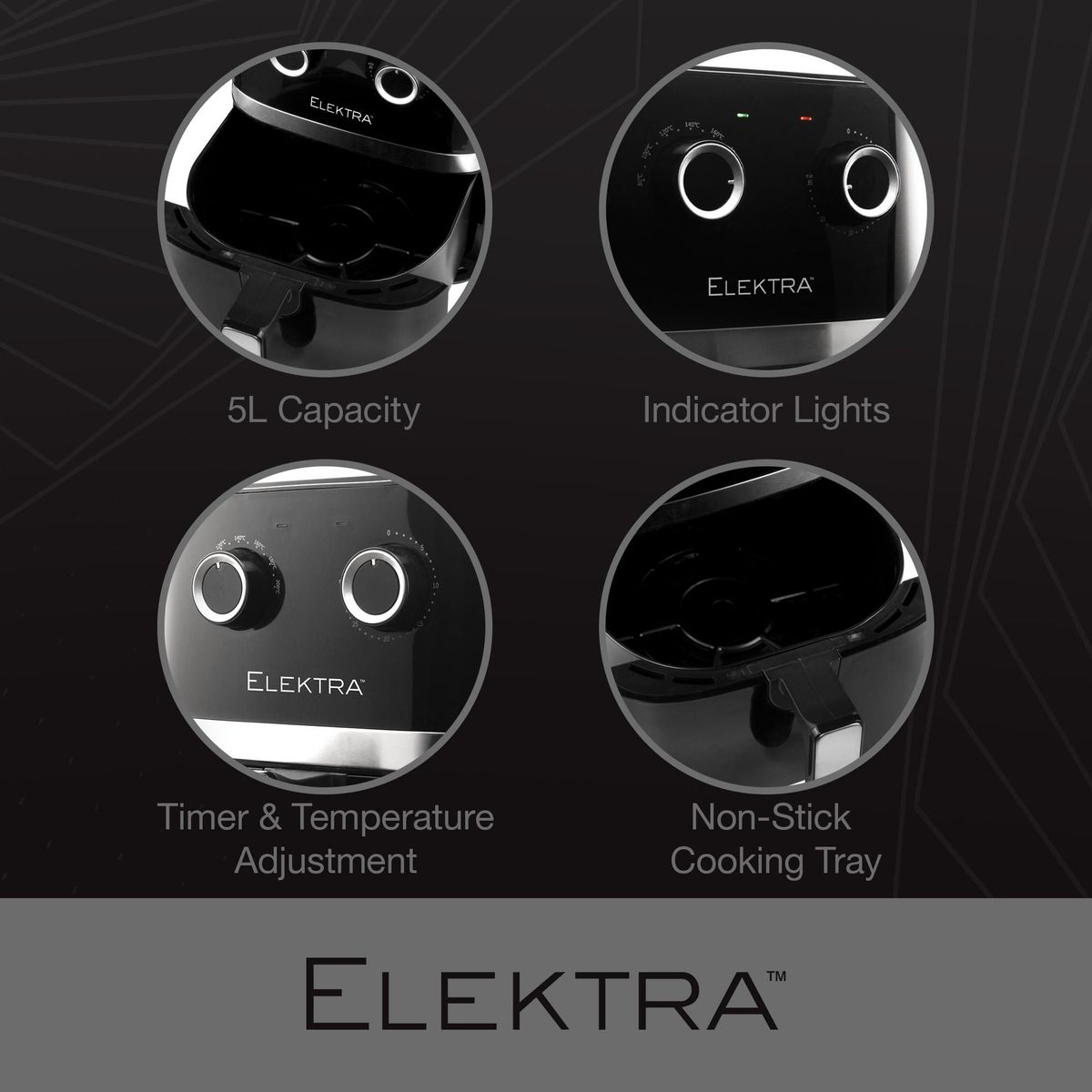 Elektra 5L Mechanical Airfryer