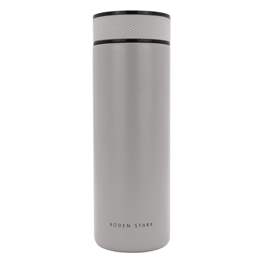 Boden Stark 650ml Travel Flask - Pastel Grey