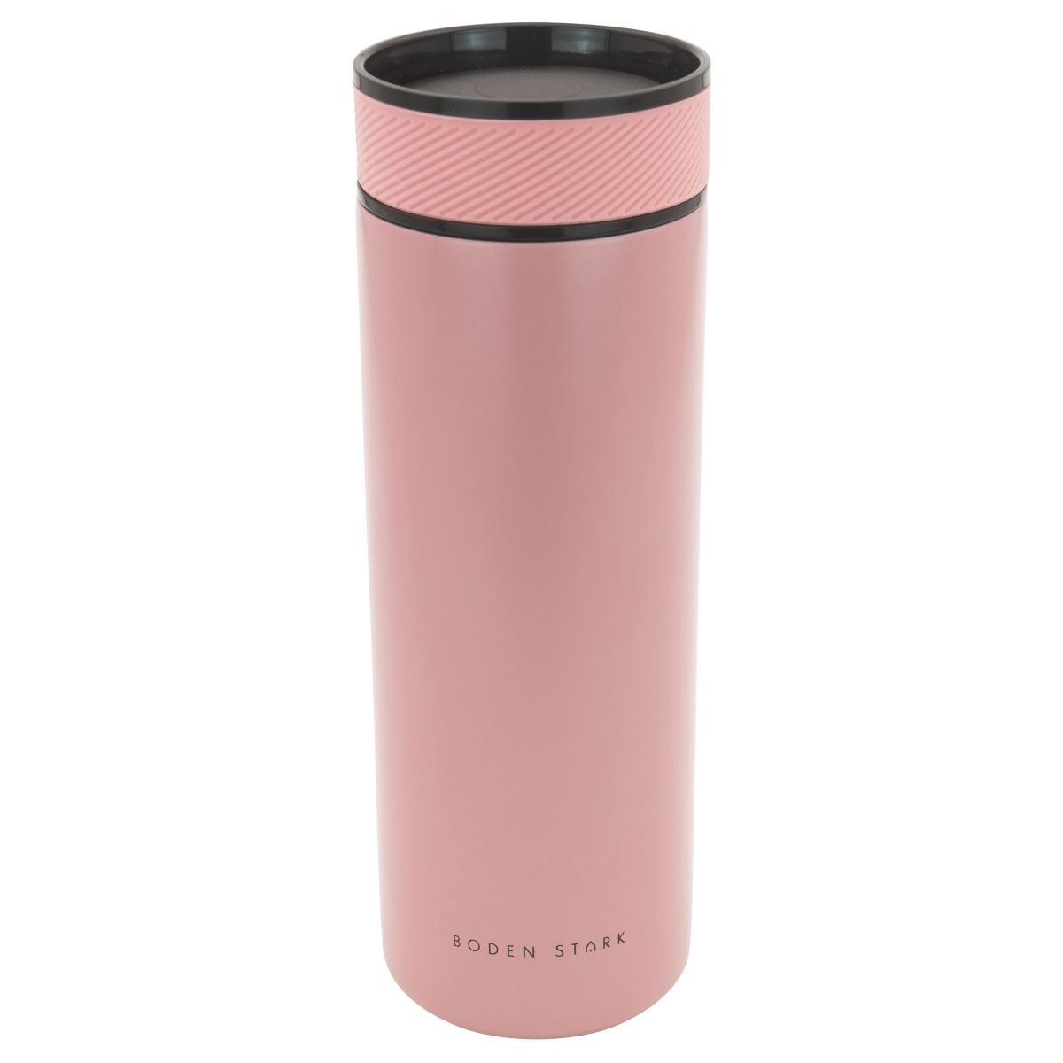 Boden Stark 650ml Travel Flask - Pastel Pink