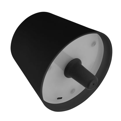 Switched Universal Rechargeable Bottle lamp - Black