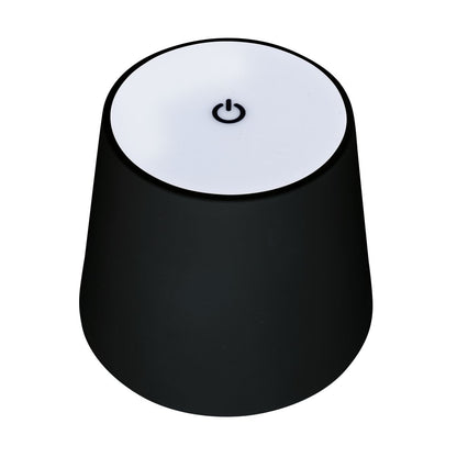 Switched Universal Rechargeable Bottle lamp - Black