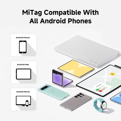 Mili MiTag Bluetooth Tracker for Android - AirTag Alternative (4-Pack)