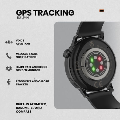 Volkano Orion Series Ladies GPS Watch - Black