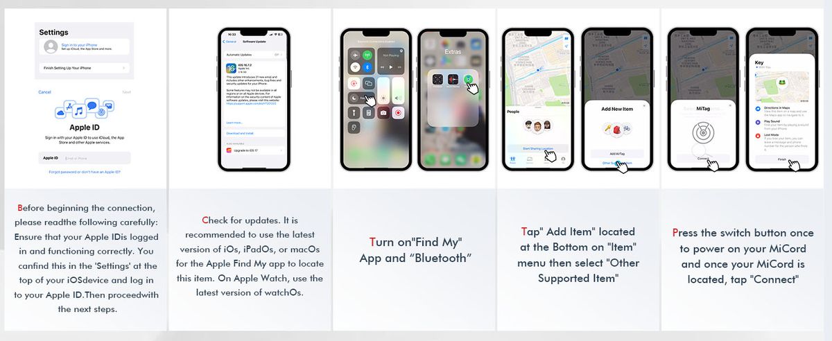 Mili MiTag Apple Compatible Item Tag- Single Pack
