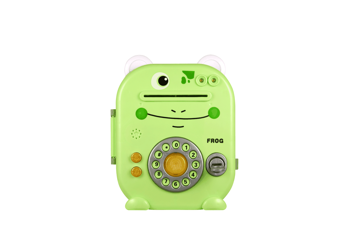 Volkano Kids Frog Series Money Saving Vault - Green