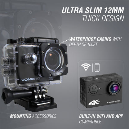 Volkano Extreme Series 4K Action Camera