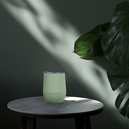 Boden Stark Stainless Steel 350 ml Tumbler Flask - Green