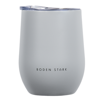 Boden Stark Stainless Steel 350 ml Tumbler Flask - Grey