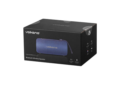 Volkano Mini Mamba 2.0 Series True Wireless Bluetooth Speaker - Blue