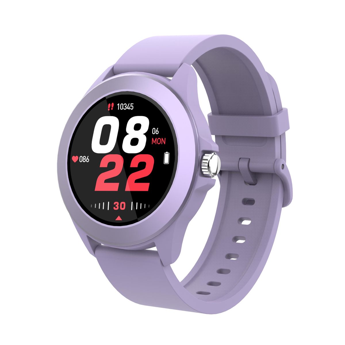 Volkano Splash Series Round Smartwatch - Purple
