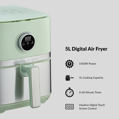 Boden Stark 5.0L Digital Air Fryer 1450W
