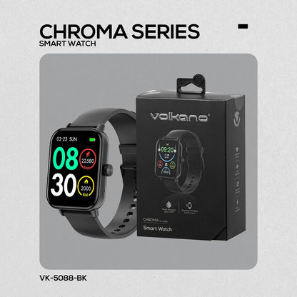 Volkano Chroma Series Smartwatch - Black