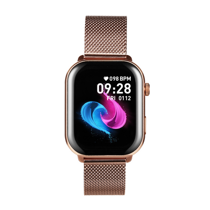 Volkano Trinity Series Bluetooth Smartwatch with 2 straps - Pink