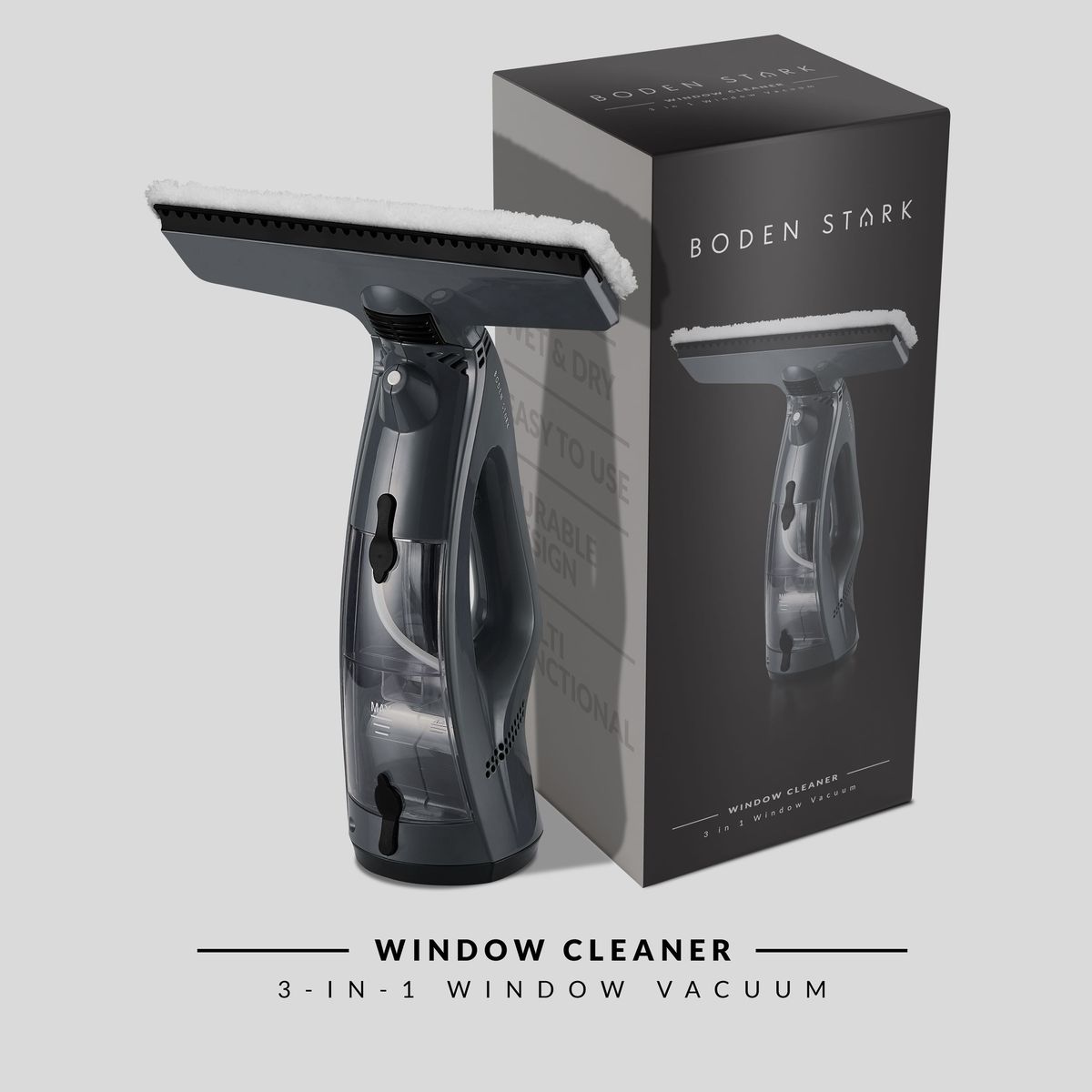 Boden Stark 3 in 1 Premium Power Window Cleaner