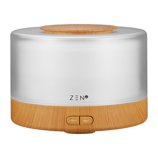 Zen Tranquillity Aroma Diffuser | Essential Oil Humidifier with LED Light