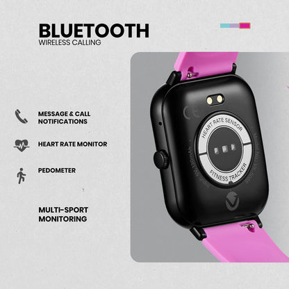 Volkano Chroma Series Smartwatch - Flamingo Pink