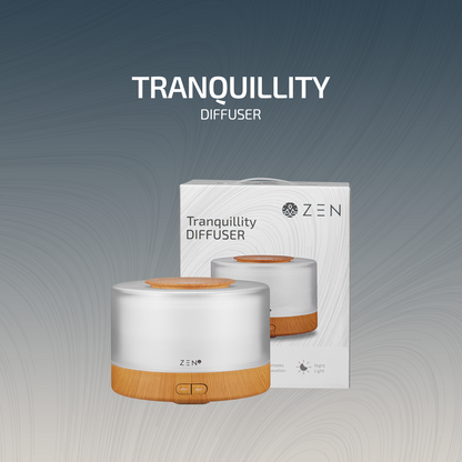 Zen Tranquillity Aroma Diffuser | Essential Oil Humidifier with LED Light